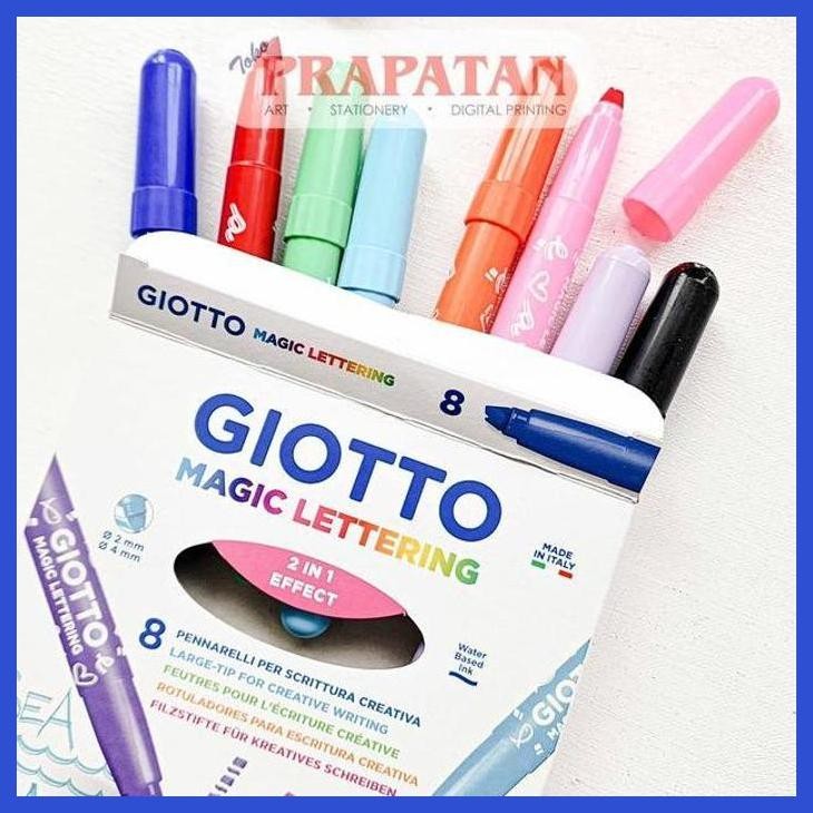 

( SEKOLAH / LUKIS ) READY GIOTTO MAGIC LETTERING LARGE TIP MARKER | PENA WARNA (SENI / MENGGAMBAR / ART / KERAJINAN ) PRIVASI AMAN