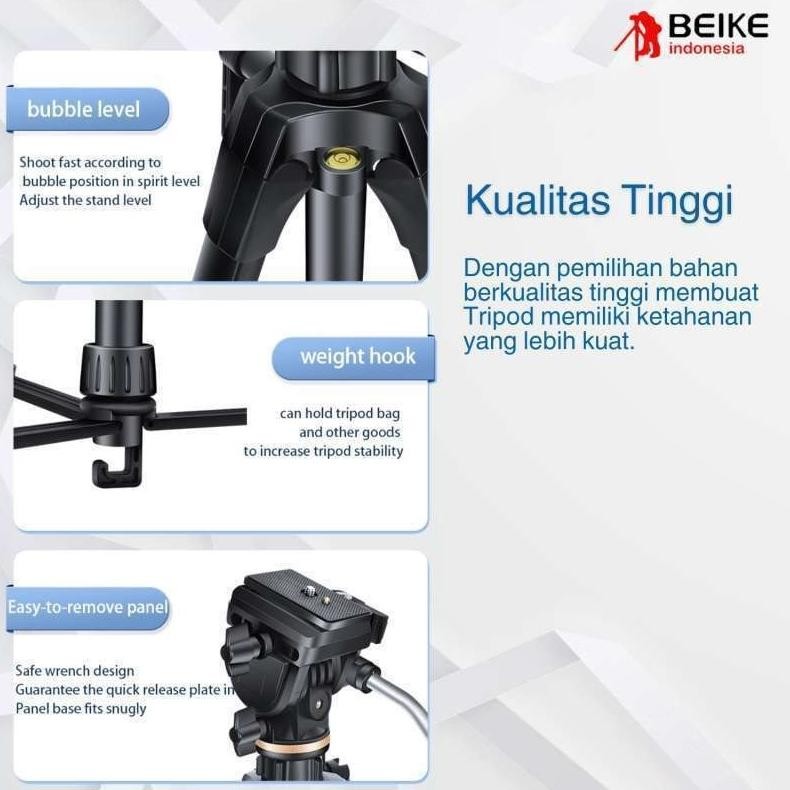 Beike Q1750 Beike Q 1750 Tripod Kamera Garansi