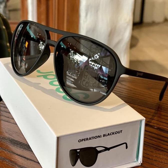 Goodr Aviator Mach Blackout