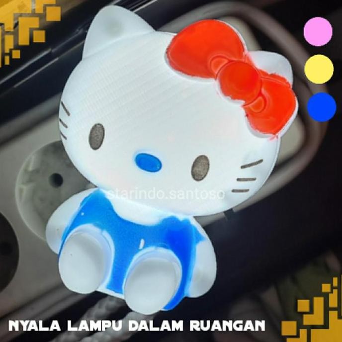 '+'+'+'+] LAMPU TIDUR cewek LED 3D kitty kucing hemat energi unik karakter anak