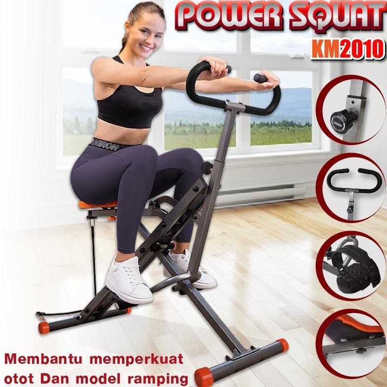 Power Squat Alat Olahraga Fitness KM2010