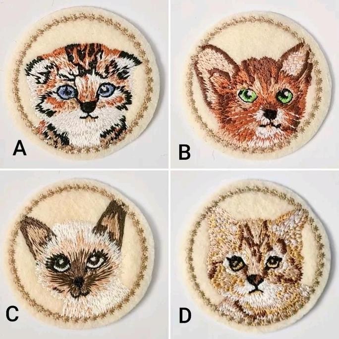 

langsung order saja] patch cat 3d design
