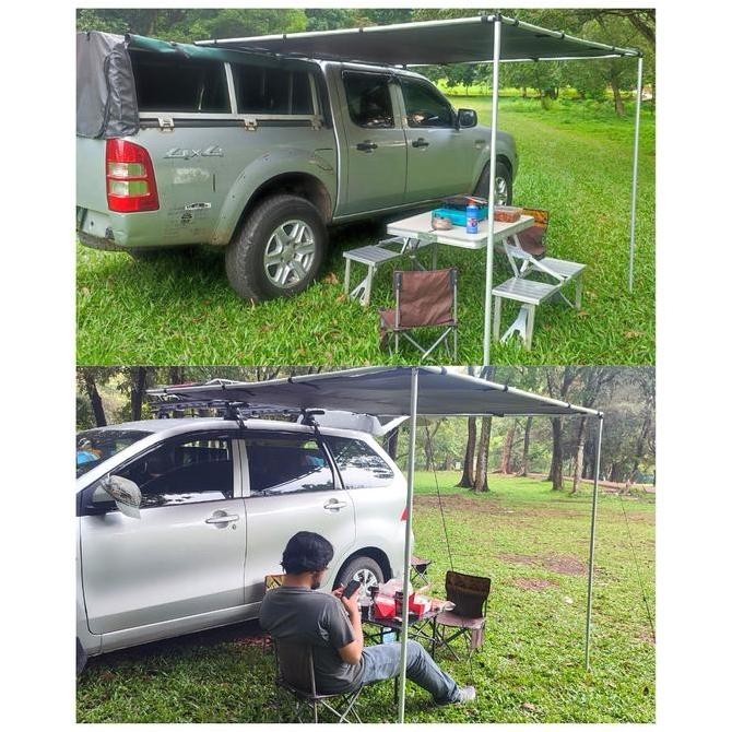 Tenda Mobil Side Awning Car Tent Portable Camping Super Universal