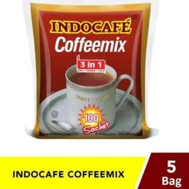

Indocafe Coffeemix Kopi Instan [20 G/ 5 Bag/ 500 Sachet/ Karton] Terbaru Best Quality 100% Original