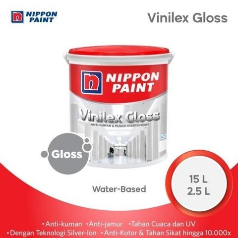 Cat Tembok Interior NIPPON PAINT Vinilex Gloss (Pail)