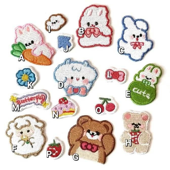 

*#*#*#*#] patch cute animal rabbit, bear, flower, bow, sheep