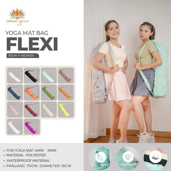 Yoga Bag Flexi / Tas Matras Yoga Waterproof Terbaru / Tas Yoga Polos