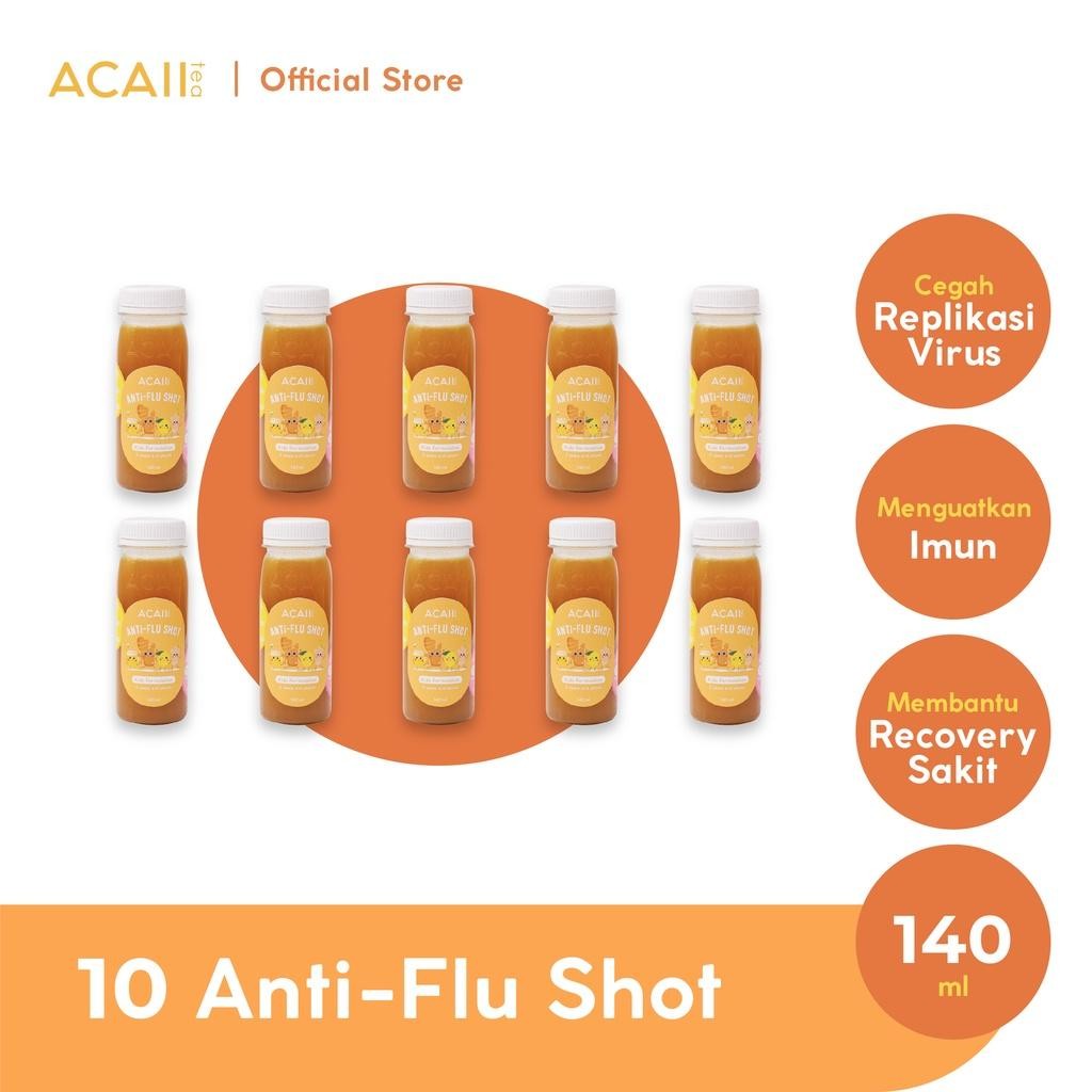 

Acaii Tea Kids 10 Anti-Flu Shot Package (10X140Ml) Termurah Best Quality 100% Original