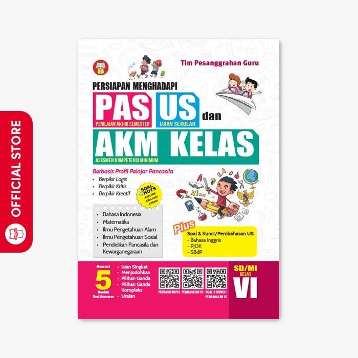 Yrama Widya - Persiapan Menghadapi Pas. Us. Dan Akm Kelas Sd Kelas 6 New Best Quality 100% Original