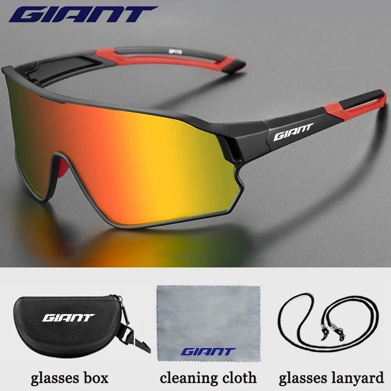 Giant Professional Cycling Glasses Uv Protection Shatterproof Pc Lens Breathable Frame For Road Bike