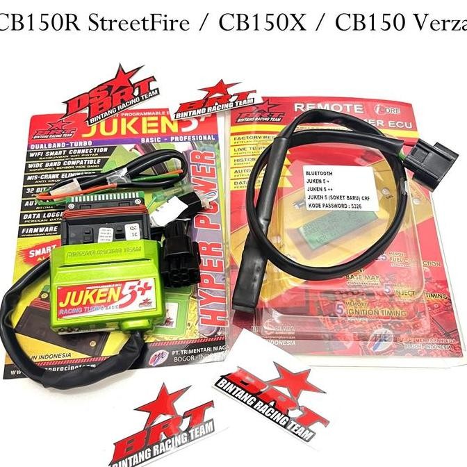 PAKET ECU BRT JUKEN 5++ CHIP CB150X CB VERZA CB150R NEW + BLUETOOTH