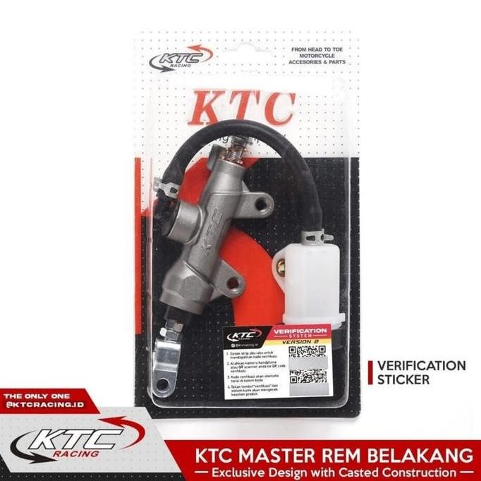 MASTER REM KTC RACING / TONJOKAN MASTER REM BELAKANG KTC UNIVERSAL
