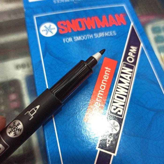 

Cn Spidol Permanen Snowman Opm/12