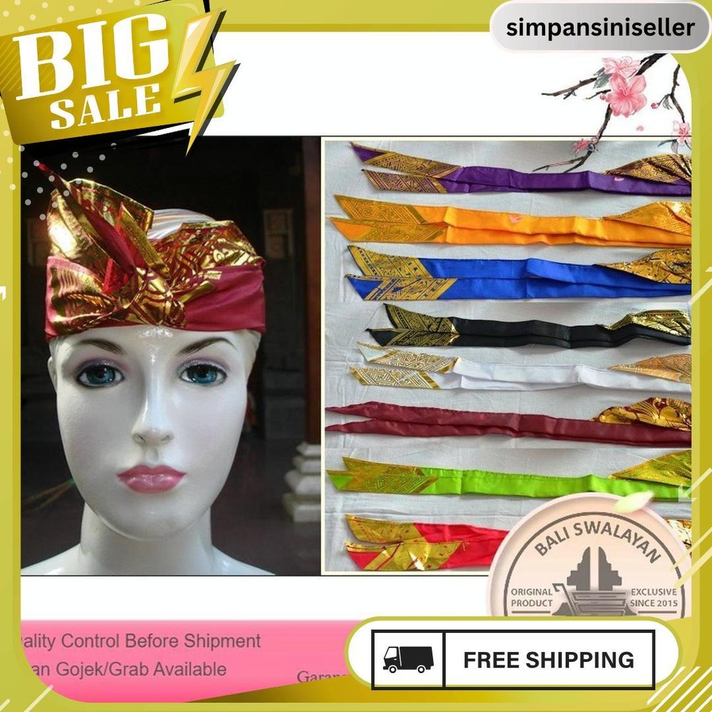 Udeng Bali Murah | Udeng Pria | Udeng Asli Bali | Ikat Kepala | Khas Bali Termurah