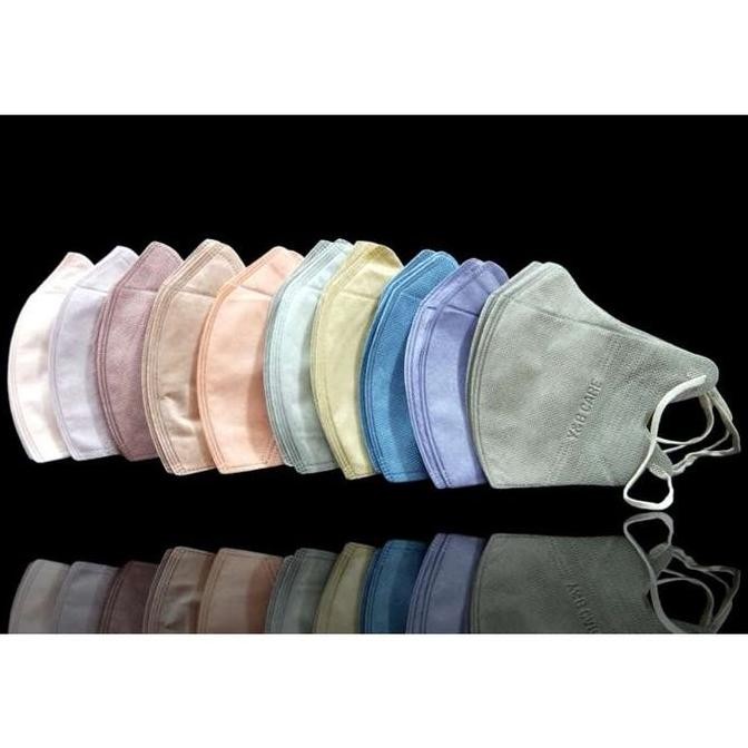 Masker Duckbill Dukbil Dakbil Ynb Mix Warna Soft Pastel