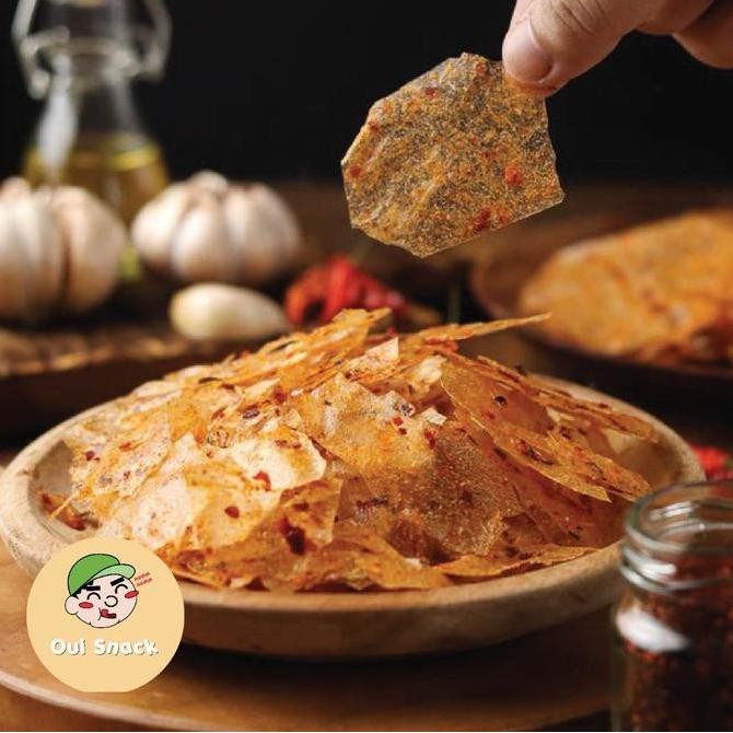 

Keripik Kaca Pedas Daun Jeruk / Kripik Beling Pedas / Kripca