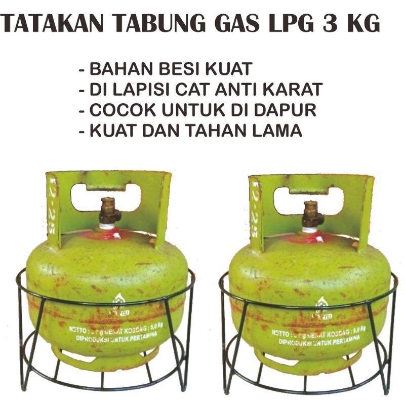 Tatakan Gas / Rak Gas Lpg 3Kg / Rak Gas / Dudukan Gas