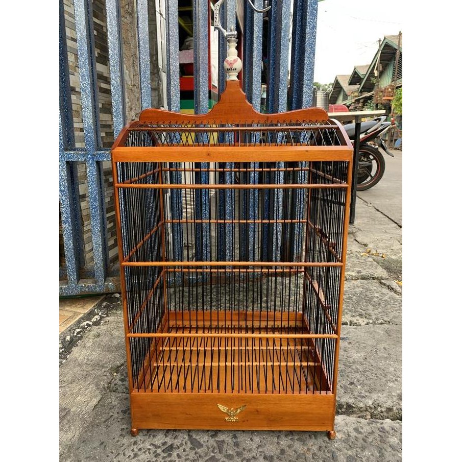 SANGKAR KANDANG KOTAK RADJA COKLAT NO 2