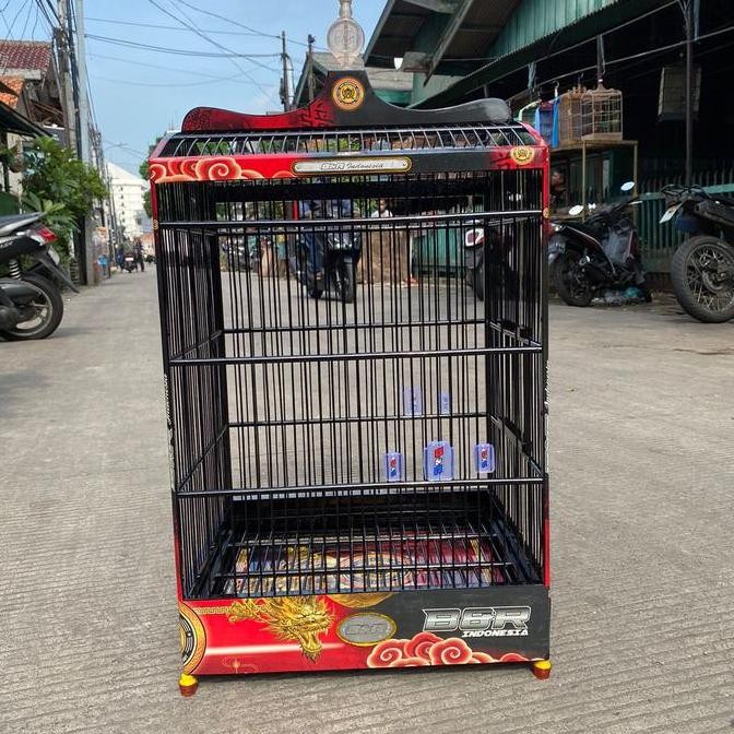 SANGKAR KANDANG KOTAK BNR DEAGON DECAL LOGO BARU NO 2