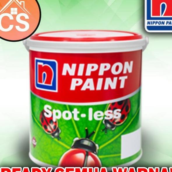 Cat Tembok Spotless Anti Noda Dari Nippon Paint 1Kg 4Kg 20Kg