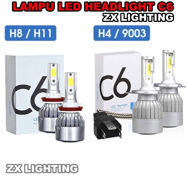 ORIGINAL LAMPU LED MOBIL HEADLIGHT LAMPU UTAMA MOBIL C6 H4 C6 H11 36watt| LAMPU MOBIL FOGLAMP H11 | 
