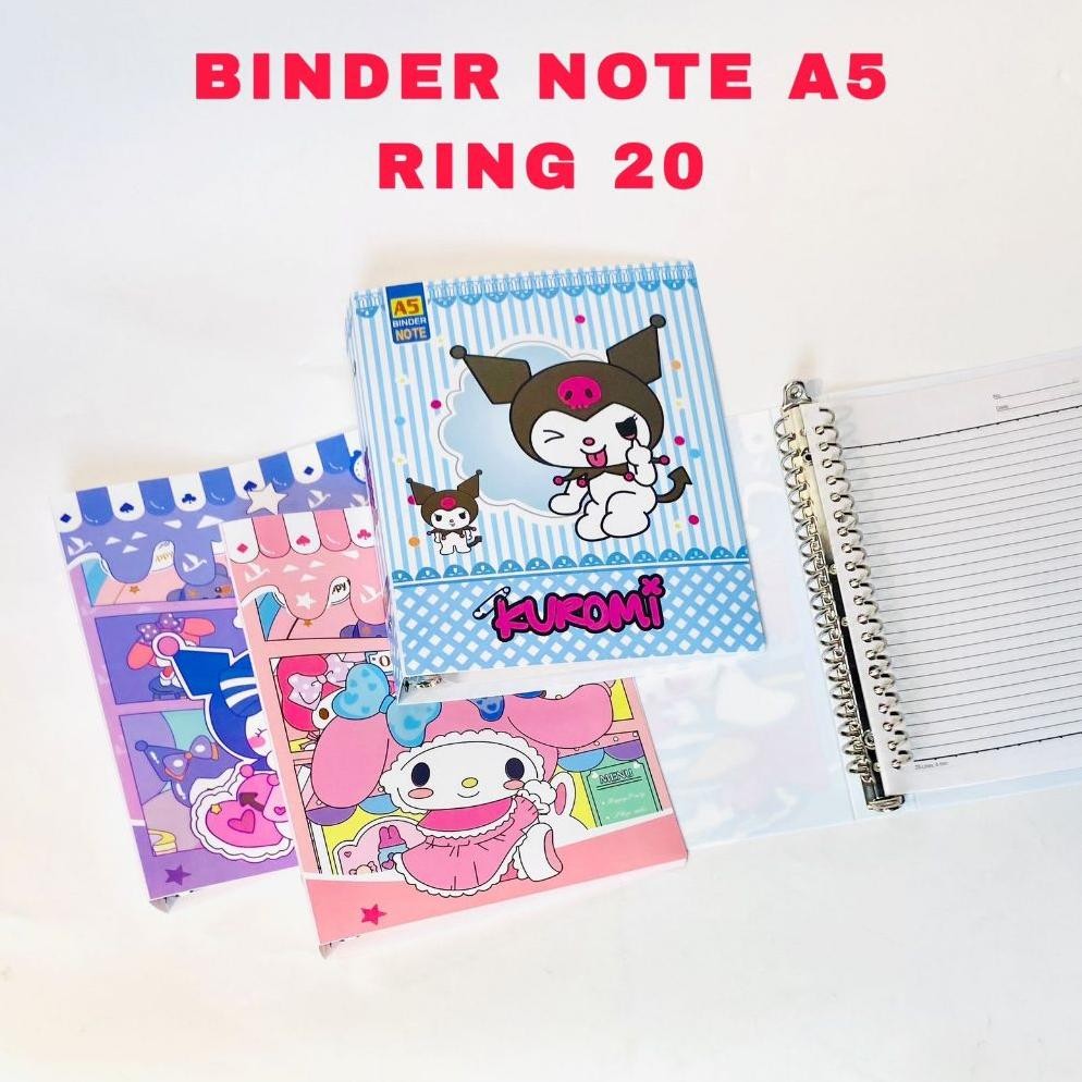 

BOS Binder Note A5/Buku Ring Besi/Buku Spiral/Spiral Book