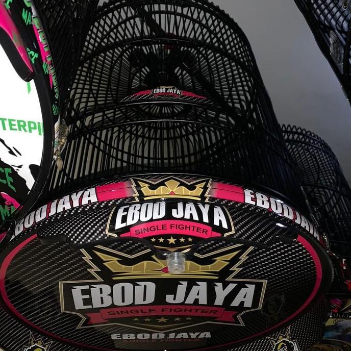 Sangkar Kandang Burung Murai No 1 & No 2 Ebod Jaya Decal Ebod Joss Ori