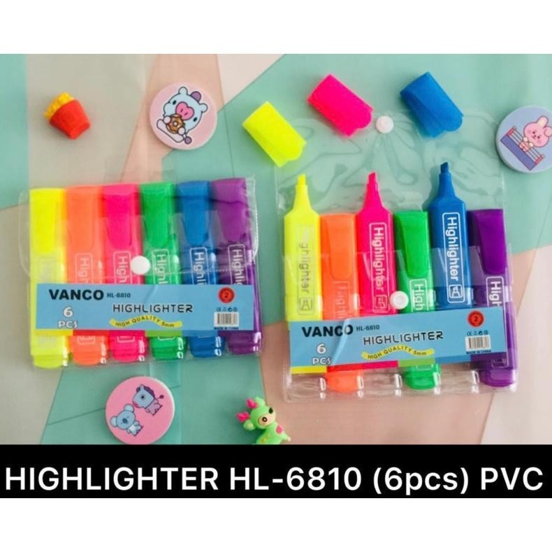 

Berkualitas Highlighter Stabilo Hl-6830 Vanco Pastel (Set) Promo