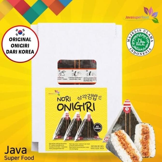 

ID | NORI ONIGIRI WRAPPER NORI TRIANGLE SEAWEED HALAL ECERAN