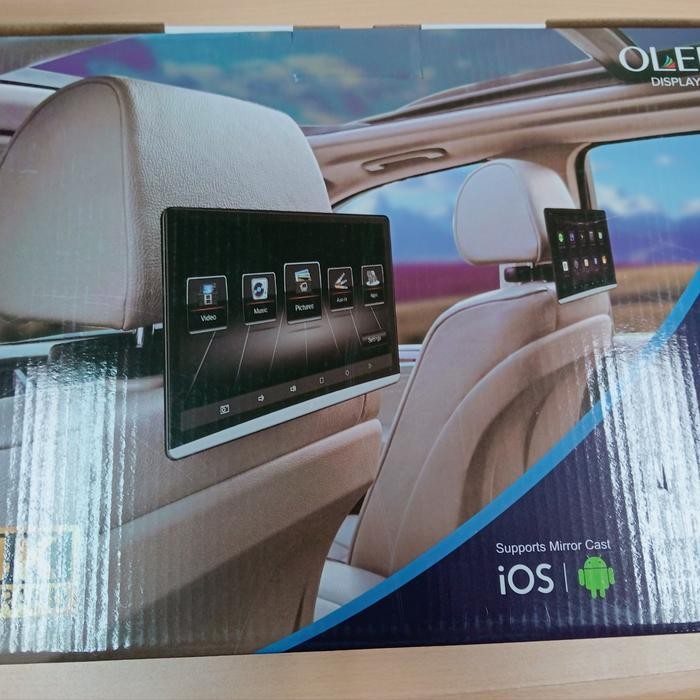 TERBARU HEADREST CLIP ON ANDROID ENIQMA EG-1078 10,6 INCH / CLIPON HEADREST ANDROID ENIQMA 10.6 INCH