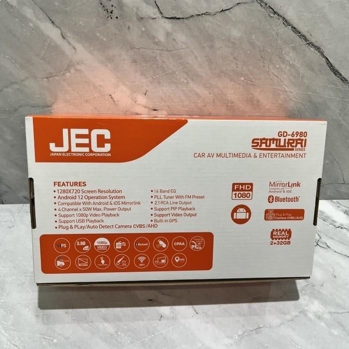 TERLARIS headunit TV JEC Audiobank android 9inch TV mobil