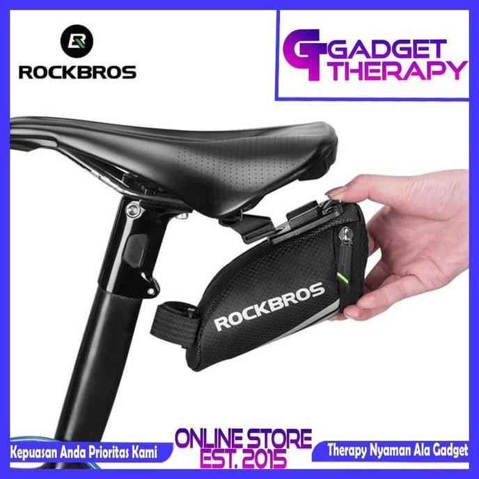 ROCKBROS TAS SADEL JOK SEATPOST SEPEDA MTB GUNUNG LIPAT WATERPROOF ORIGINAL DAN TERPERCAYA