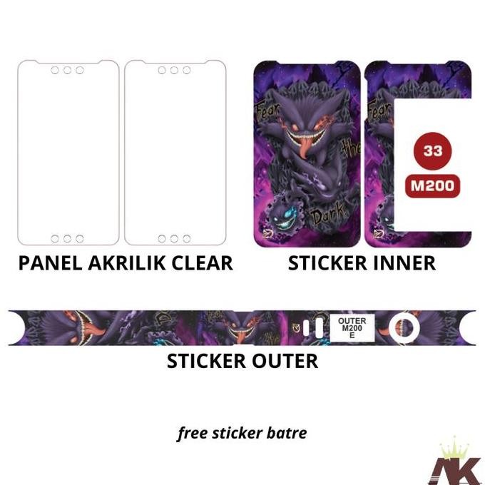 

New Product - Sticker Garskin Dan Akrilik M200 Fullset Siap Pakai Bahan Premium Anti Bekas Kiarastoreku