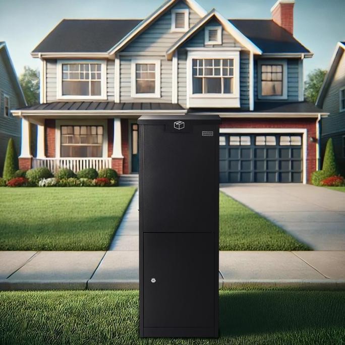 

[SOSHOP] MASTERSPACE KOTAK PAKET PARCEL BOX FRONT OPENER - HITAM