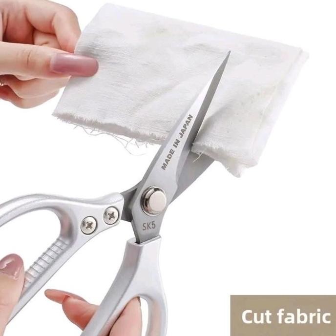 

Terlaris Gunting Tulang Ayam Kuat Sk5 Jepang Gunting Baja Tahan Karat Gunting Dapur Multifungsi 1Pcs