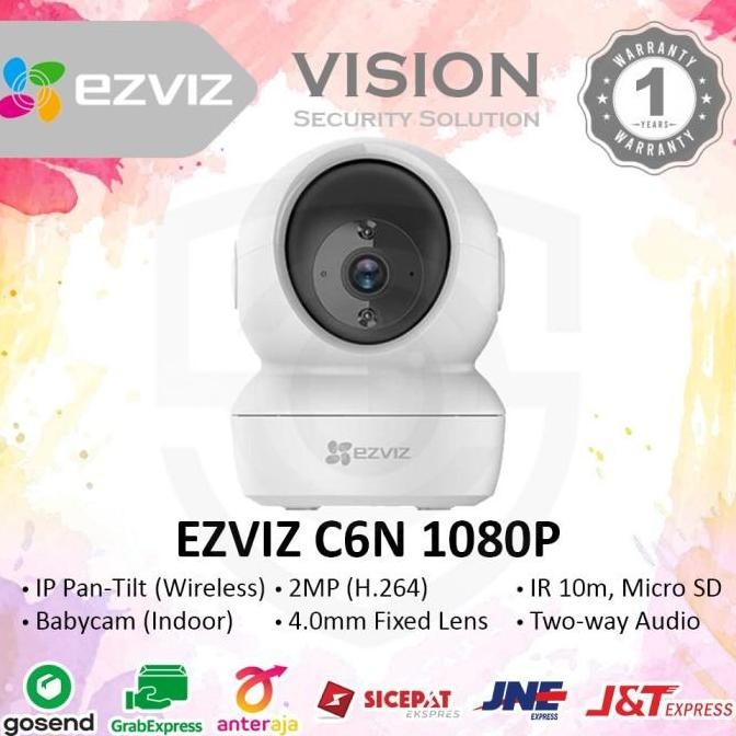 Babycam CCTV IP PT Ezviz by Hikvision 2MP C6N CS-CV246 Two-way Talk