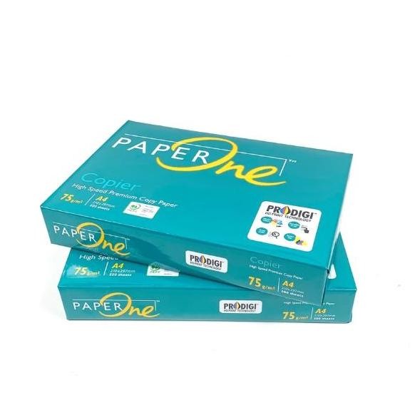 

New Product - Kertas Hvs Paperone Paper One A4 75 Gram / Kertas Print Fotocopy Kiarastoreku