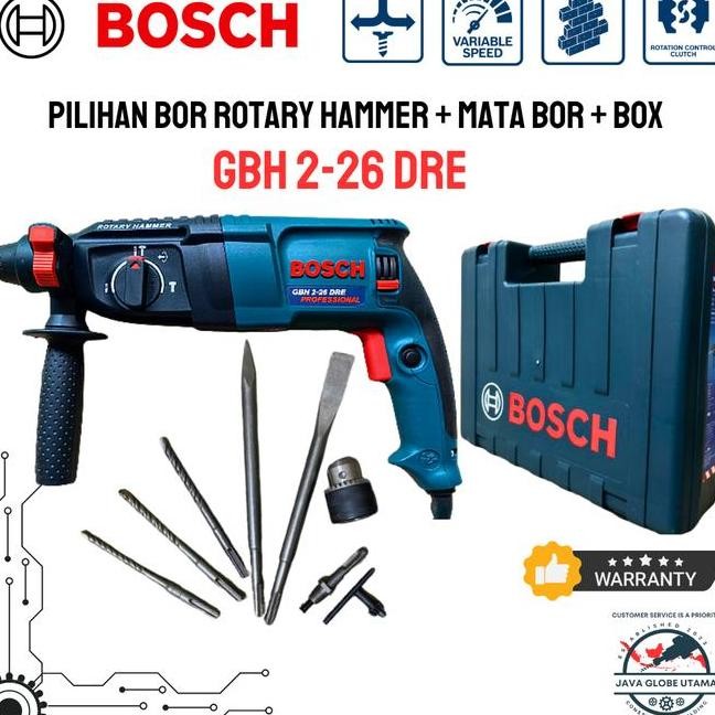 Ter Mesin Bor Bobok Beton Bosch Gbh 226 Dre Hammer Drill 3 Fungsi