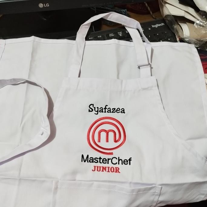 

Terlaris Apron Anak Master Chef Junior + Nama - Celemek Master Chef + Nama