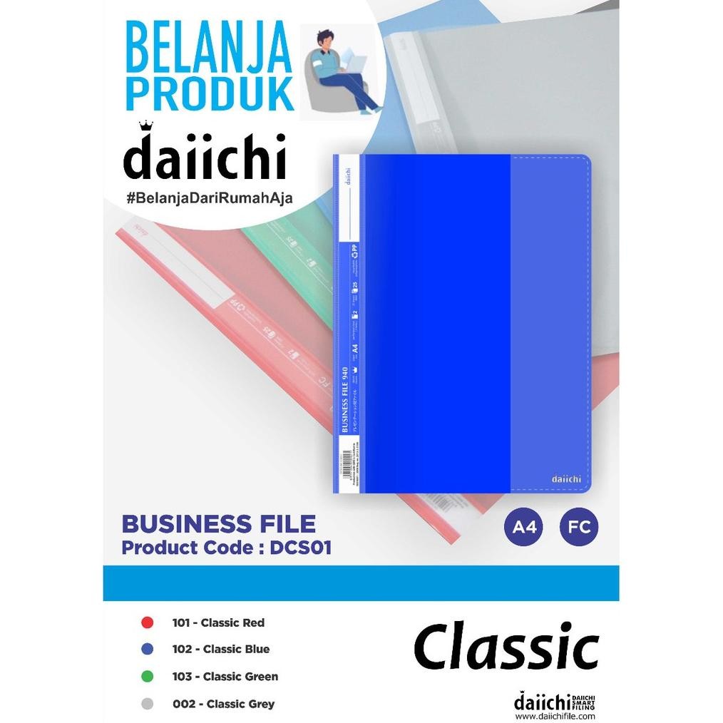 

HJK Business File Daiichi A4/ Folio (Isi 12)