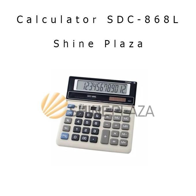 

New Product - Calculator Pasar 12 Digit Sdc-868L - Kalkulator 868 Kiarastoreku