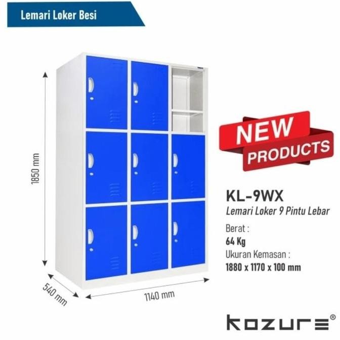 Locker -Loker Besi Kozure Kl- 9 Wx Freee Ongkir Wilayah Jak-Tang Co
