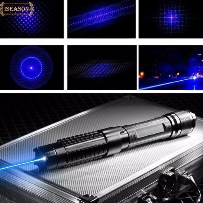 TERBARU - Blue laser pointer bisa bakar/laser Biru bakar 50.000mw laser nelayan