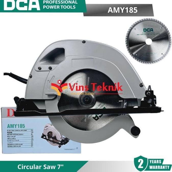 Mesin gergaji potong kayu circular saw AMY185 DCA AMY 185