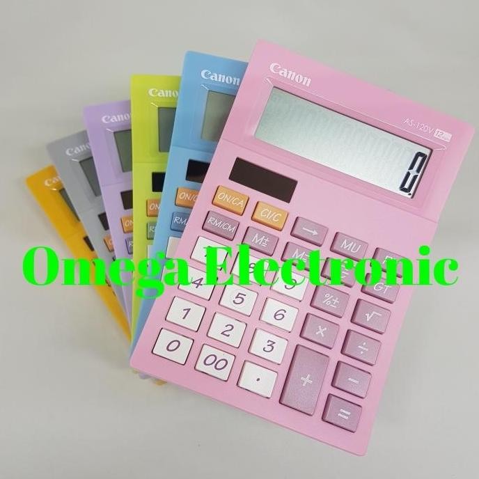 

New Product - Canon As-120V Calculator Desktop Kalkulator Stylish Warna Colorful As Kiarastoreku