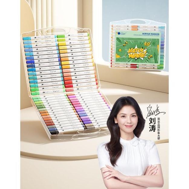 

Enmy Acrylic Marker 12 / 24 / 36 / 48 / 60 / 80 Warna Spidol Akrilik Co