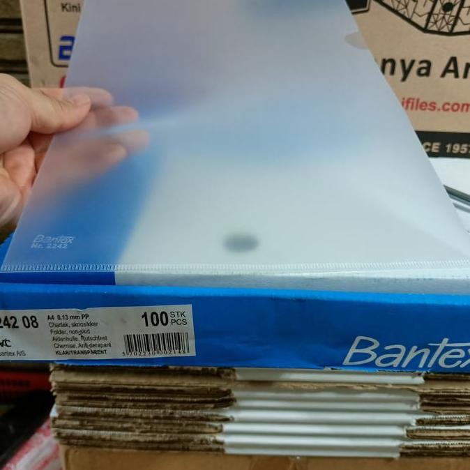 

Map Bening / L Ukuran A4 Bantex Seri 2242 Kulit Jeruk Tebal 0,13 Mm Co