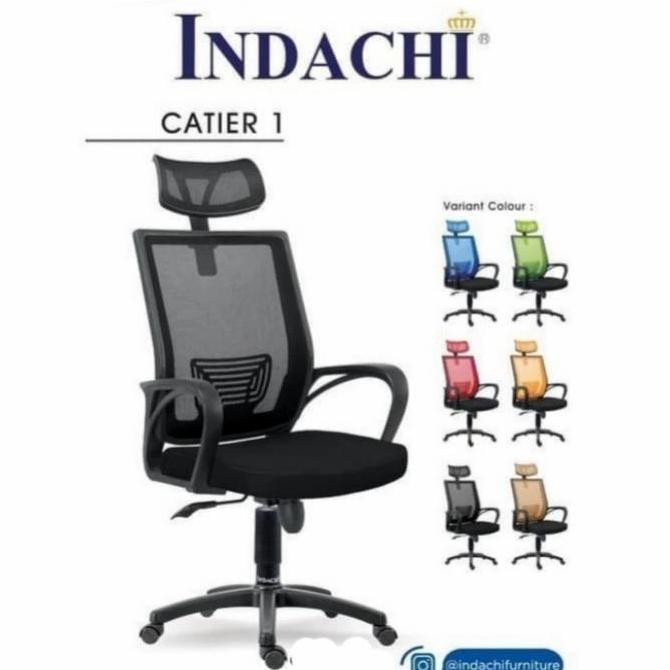 Kursi kantor Indachi INCO CATIER I model jaring & ber