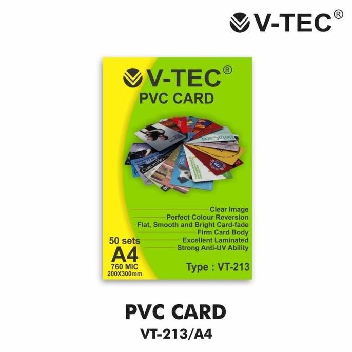

Plastik Pvc Id A4 V-Tech Co