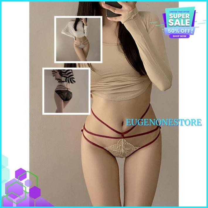 CD WANITA CELANA DALAM SEXY TIPIS RENDA LEMBUT PANTIES C TERMURAH